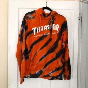 Rare 2012 Tiger tie dye Thrasher hoodie, small